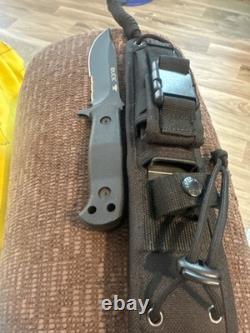 Buck 822 Sentry Tactical Fixed Blade Knife MOLLE Compatible Sheath U. S. A