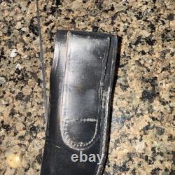 Buck Fixed Knife Inverted dual Line W / Original Sheath Excellent Buck Fixed Knife Inverted dual Line W / Original Sheath Excellent