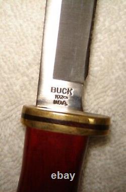 Buck Hunting Knife #102 Fixed Blade