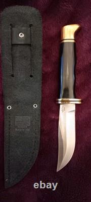 Buck Knife 212 Fixed Ranger Bos S45vn Blade Black Phenolic Handle Brass