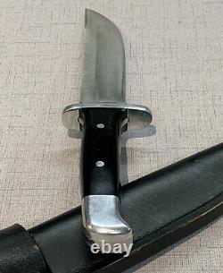 Buck Knives 124 Frontiersman Fixed Blade Knife With Black Leather Sheath