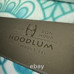 Buck Knives Ron Hood 060 Hoodlum 5160 Carbon Steel Knife Sheath USA Made. 2015