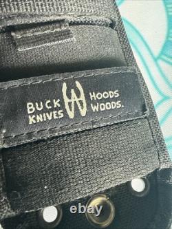 Buck Knives Ron Hood 060 Hoodlum 5160 Carbon Steel Knife Sheath USA Made. 2015
