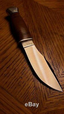 Buck Knives Vintage 914 Woodsman Marbles Leather Skinner Fixed Blade Hunting