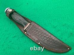 CASE TESTED xx VINTAGE 1920-40 only very RARE HUNTING knife & original SHEATH