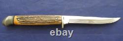 CASE XX Small Fixed Blade Hunting Knife with Sheath 1940-1964 Very Gently Used