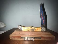 CASE XX USA 1976 THE AMERICAN SPIRIT 5165 Stag Folding Hunter Knife Bicentennial