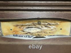 CASE XX USA 1976 THE AMERICAN SPIRIT 5165 Stag Folding Hunter Knife Bicentennial