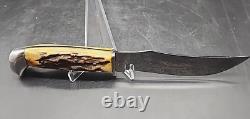 CASE XX USA 523-5 Stag Razor Edge Fixed Blade Hunting Knife w Orig Sheath