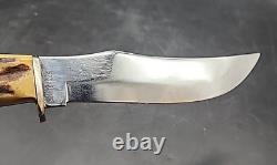 CASE XX USA 523-5 Stag Razor Edge Fixed Blade Hunting Knife w Orig Sheath