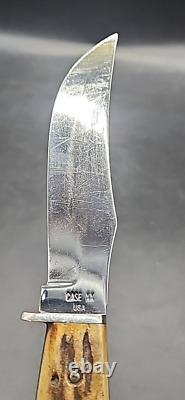 CASE XX USA 523-5 Stag Razor Edge Fixed Blade Hunting Knife w Orig Sheath