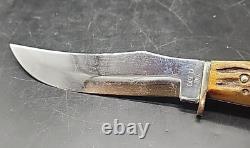 CASE XX USA 523-5 Stag Razor Edge Fixed Blade Hunting Knife w Orig Sheath