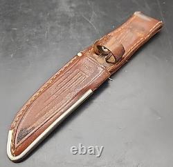 CASE XX USA 523-5 Stag Razor Edge Fixed Blade Hunting Knife w Orig Sheath