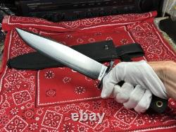 CLEAN Cold Steel Trail Master Bowie Knife 9.5 San Mai Steel Blade Kray-Ex