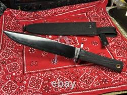 CLEAN Cold Steel Trail Master Bowie Knife 9.5 San Mai Steel Blade Kray-Ex