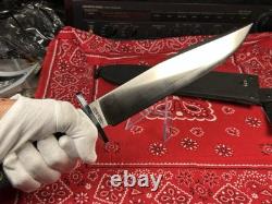 CLEAN Cold Steel Trail Master Bowie Knife 9.5 San Mai Steel Blade Kray-Ex