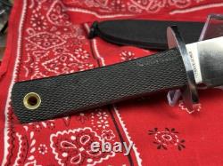 CLEAN Cold Steel Trail Master Bowie Knife 9.5 San Mai Steel Blade Kray-Ex