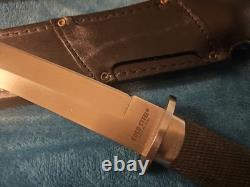 COLD? STEEL Japan 1998 Magnum Tanto IX AUS8 9 blade, leather sheath RARE
