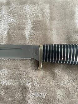 COLT Black Beauty (CT466) Fixed Blade Knife withSheath-Unused-Hard to find
