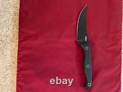 CRKT 2709 Clever Girl Fixed Blade Knife with Sheath Black