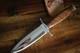 CUSTOM FIXED BLADE KNIFE DAGGER by JOHNNY HAMLET OF CLUTE TX with CUSTOM SHEATH