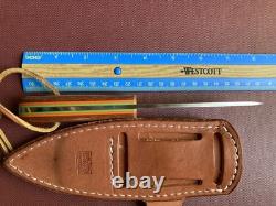 CUSTOM KNIFE BY J. C. KNIVES ESCANABA, MI @ 4 CPM 3V Scandi Blade Micarta