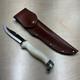 CUTCO 1769 KC Serrated Hunting Knife Olen, N. Y. USA White Handle