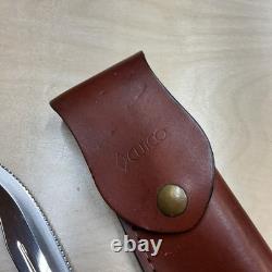 CUTCO 1769 KC Serrated Hunting Knife Olen, N. Y. USA White Handle