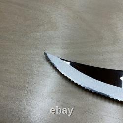 CUTCO 1769 KC Serrated Hunting Knife Olen, N. Y. USA White Handle