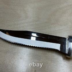 CUTCO 1769 KC Serrated Hunting Knife Olen, N. Y. USA White Handle