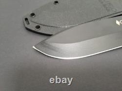 CUTCO KA-BAR 5726 Outdoorsman Black Hunting Knife with Sheath