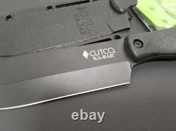 CUTCO KA-BAR 5726 Outdoorsman Black Hunting Knife with Sheath