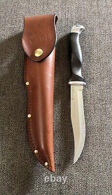 CUTCO USA 1769 Rare Plain Edge Fixed Blade Hunting Knife With Sheath Like Buck 119