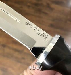 CUTCO USA 1769 Rare Plain Edge Fixed Blade Hunting Knife With Sheath Like Buck 119