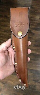 CUTCO USA 1769 Rare Plain Edge Fixed Blade Hunting Knife With Sheath Like Buck 119