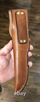 CUTCO USA 1769 Rare Plain Edge Fixed Blade Hunting Knife With Sheath Like Buck 119