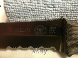 Camillus CUDA Close Quarters Battle CQB1 Knife Designed by Robert Terzuola RARE