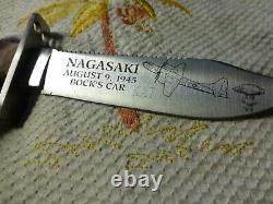 Camillus N. Y. Commemorative Wwii Pilot Knife Hiroshima Nagasaki #372/500 Rare