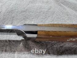 Canal Street Cutlery Drop Point Hunter Reclaimed American Chestnut Handle