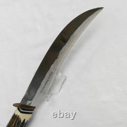 Carl Schlieper, Solingen Germany 1950th ORIGINAL BUFFALO SKINNER, sheath UNUSED