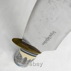 Carl Schlieper, Solingen Germany 1950th ORIGINAL BUFFALO SKINNER, sheath UNUSED
