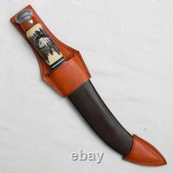 Carl Schlieper, Solingen Germany 1950th ORIGINAL BUFFALO SKINNER, sheath UNUSED