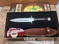 Case Boot Hunter Knife 1980 Issue Complete Set With Garter (mint)