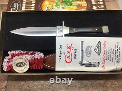 Case Boot Hunter Knife 1980 Issue Complete Set With Garter (mint)