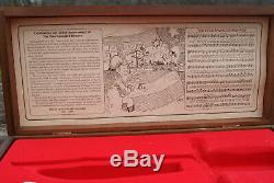 Case Gold Star Spangled Banner Fat Stag Knife Music Box 1989 1 Dot Bowie In Box