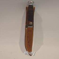 Case Hunting Knife 1940 to 65 with Leather Case / Remarkable Condition