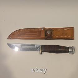 Case Hunting Knife 1940 to 65 with Leather Case / Remarkable Condition