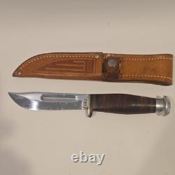 Case Hunting Knife 1940 to 65 with Leather Case / Remarkable Condition