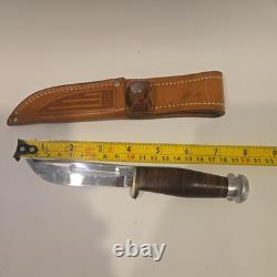 Case Hunting Knife 1940 to 65 with Leather Case / Remarkable Condition