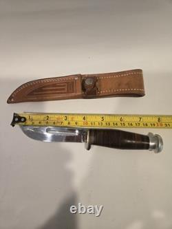 Case Hunting Knife 1940 to 65 with Leather Case / Remarkable Condition
